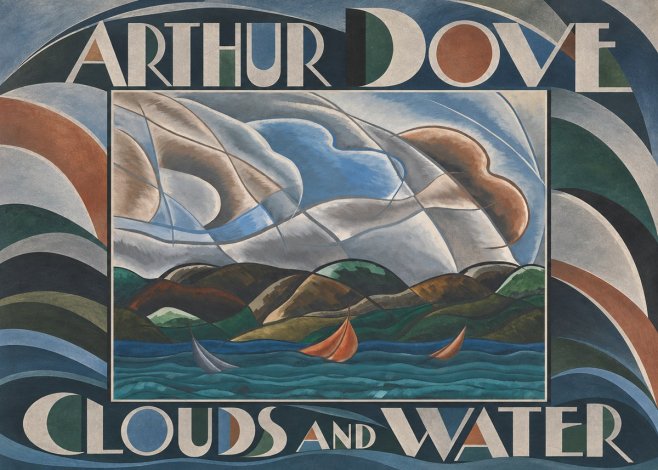 Arthur Dove Clouds and Water No5 - Poster