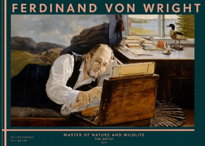 Ferdinand von Wright The Artist No3 - Poster