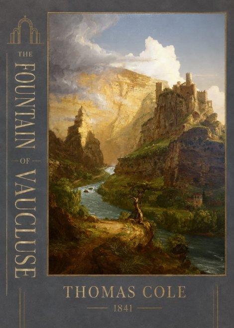 Thomas Cole The Fountain of Vaucluse I No2 - Poster