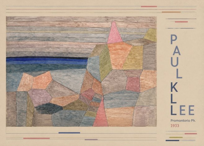 Paul Klee Promontorio Ph. No5 - Poster