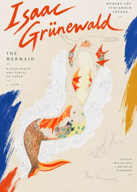 Isaac Grünewald The Mermaid No6 - Poster