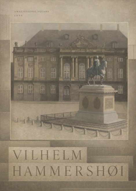 Vilhelm Hammershøi Amalienborg Square I No5 - Poster