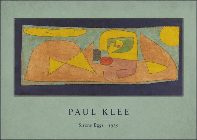 Paul Klee Sirens Eggs No3 - Poster