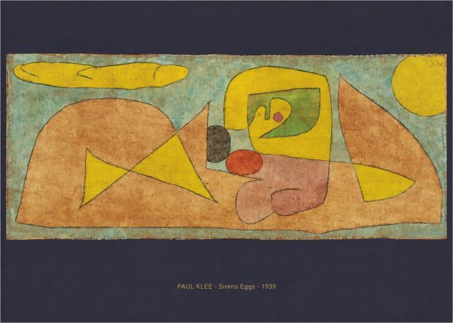 Paul Klee Sirens Eggs No6 - Poster