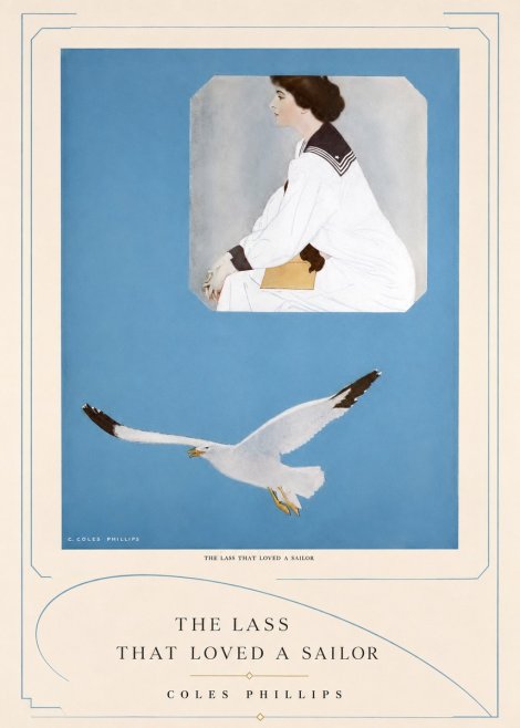 Coles Phillips The Lass That Loved a Sailor No3 - Poster