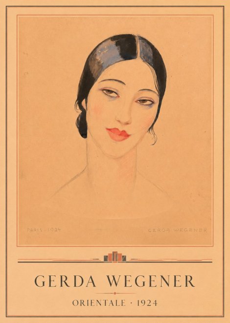 Gerda Wegener Orientale No1 - Poster