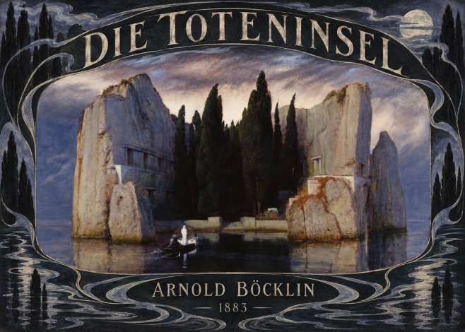 Arnold Böcklin Die Toteninsel V No6 - Poster
