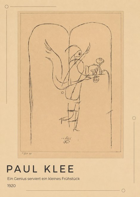 Paul Klee Ein Genius Serviert Ein Kleines Frühstück No1 - Poster