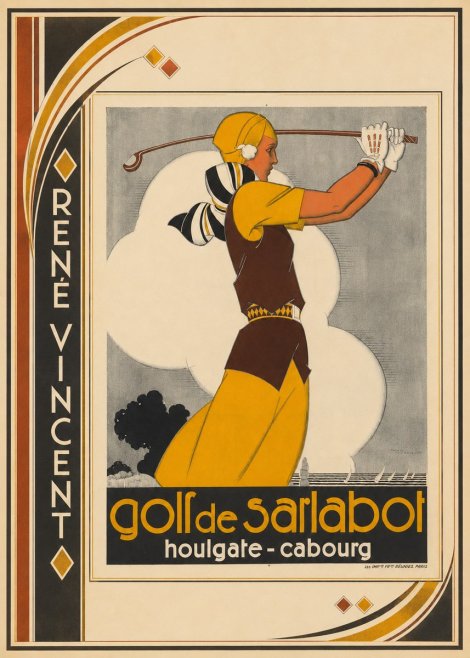 René Vincent Golf De Sarlabot No3 - Poster