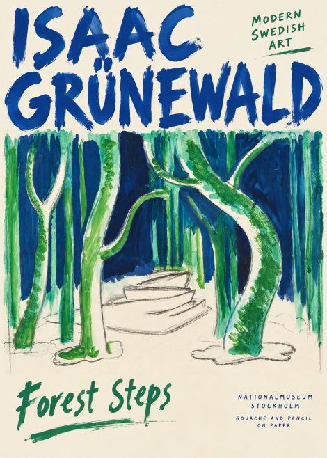 Isaac Grünewald Forest Path No6 - Poster