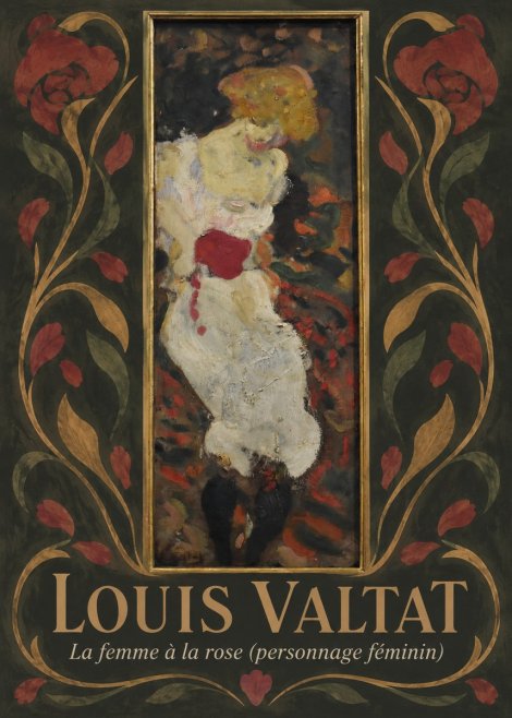 Louis Valtat La Femme À La Rose (Personnage Féminin) No6 - Poster