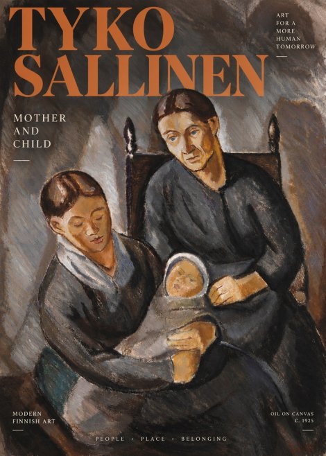 Tyko Sallinen Mother and Child No3 - Poster