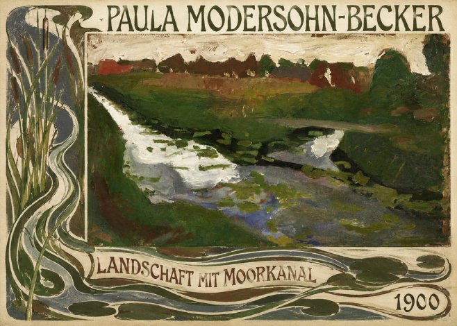 Paula Modersohn-Becker Landschaft Mit Moorkanal No2 - Poster