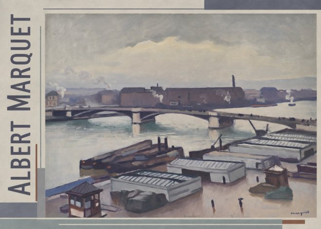 Albert Marquet River Scene, Paris No2 - Poster