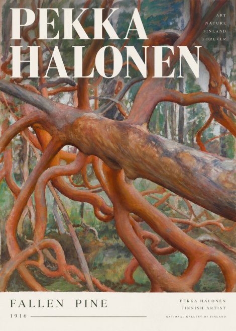 Pekka Halonen Fallen Pine No3 - Poster