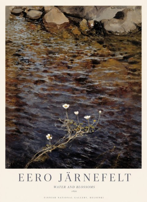 Eero Järnefelt Water and Blossoms No1 - Poster