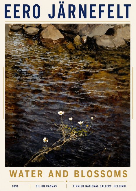 Eero Järnefelt Water and Blossoms No6 - Poster
