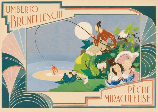 Umberto Brunelleschi Pêche Miraculeuse No5 - Poster