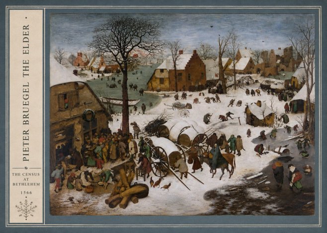 Pieter Bruegel The Census at Bethlehem IV No2 - Poster