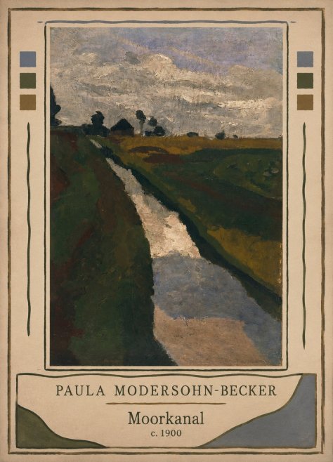 Paula Modersohn-Becker Moorkanal No2 - Poster
