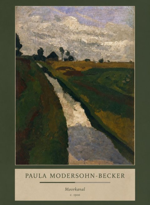 Paula Modersohn-Becker Moorkanal No3 - Poster