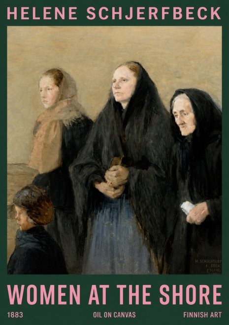 Helene Schjerfbeck Women at the Shore No2 - Poster