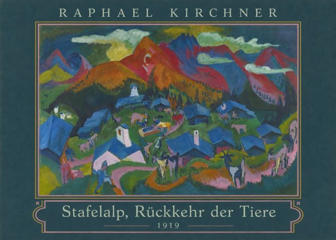 Raphael Kirchner Stafelalp, Rückkehr Der Tiere No3 - Poster