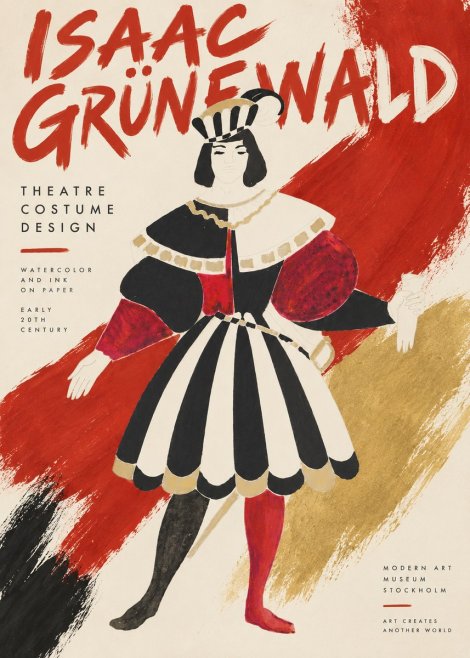 Isaac Grünewald Costume Design XI No3 - Poster