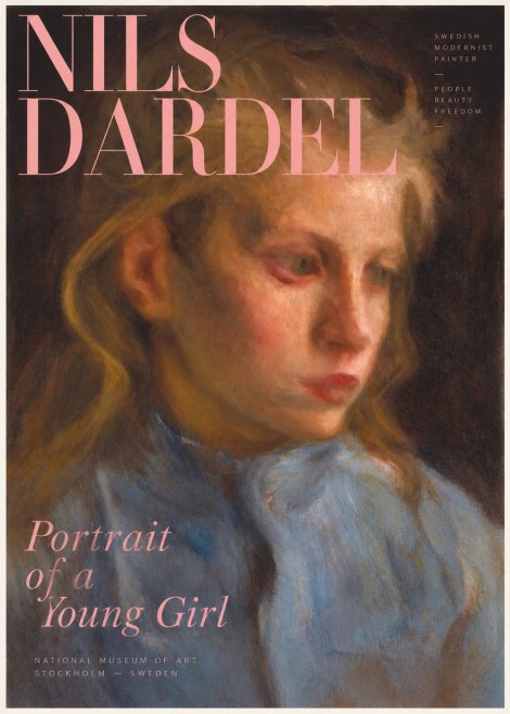 Nils Dardel Portrait of a Young Girl No2 - Poster