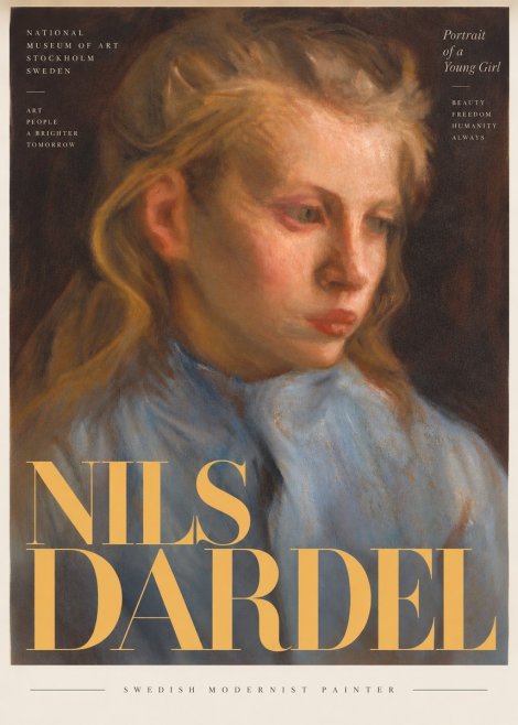 Nils Dardel Portrait of a Young Girl No5 - Poster