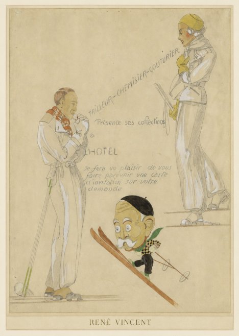 René Vincent Ttailleur-chemisier-couturier No3 - Poster