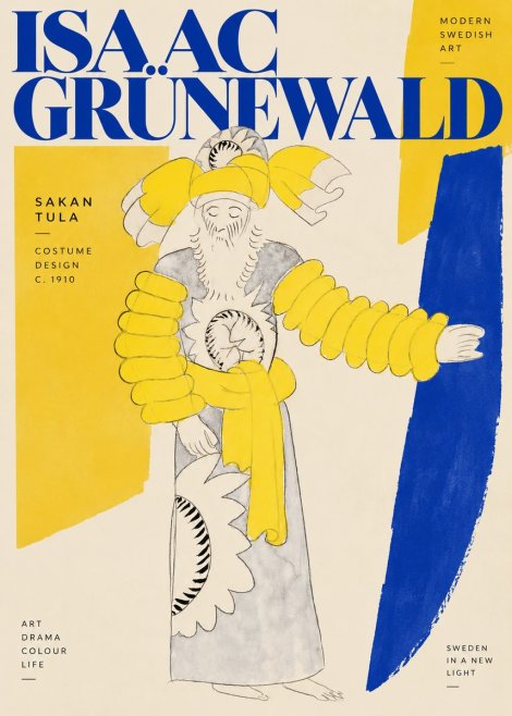 Isaac Grünewald Sakan Tula - Costume Design No2 - Poster