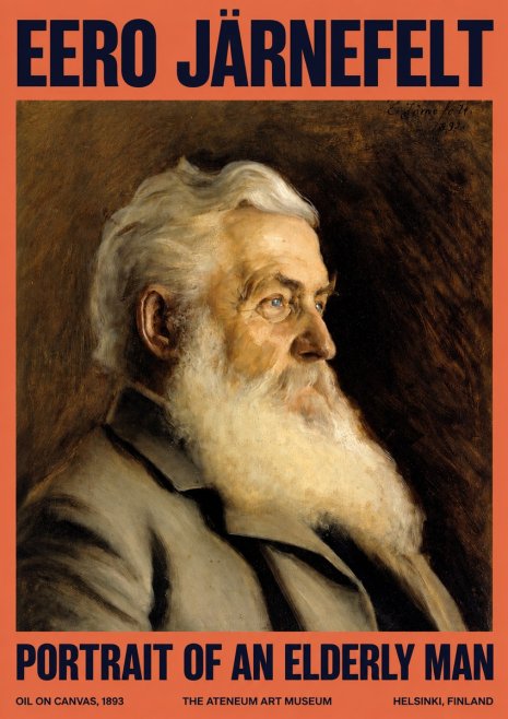 Eero Järnefelt Portrait of an Elderly Man No2 - Poster