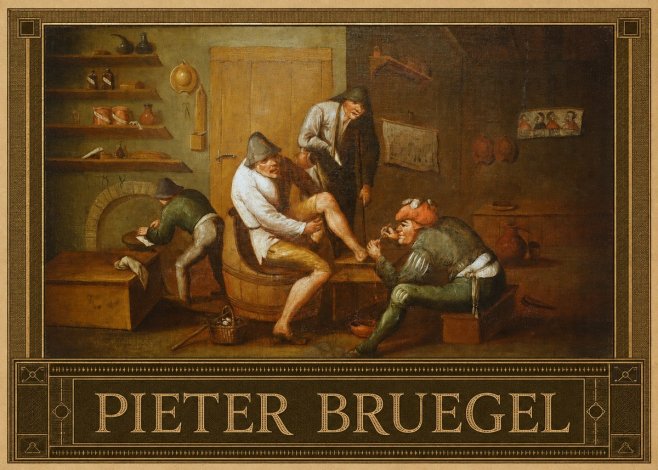 Pieter Bruegel The Foot Operation No3 - Poster