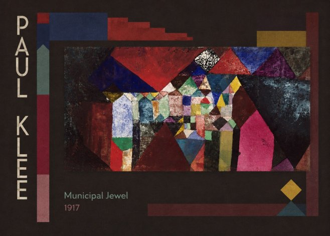 Paul Klee Municipal Jewel No3 - Poster