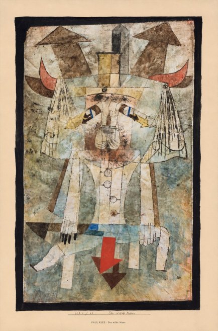 Paul Klee Der Wilde Mann No6 - Poster