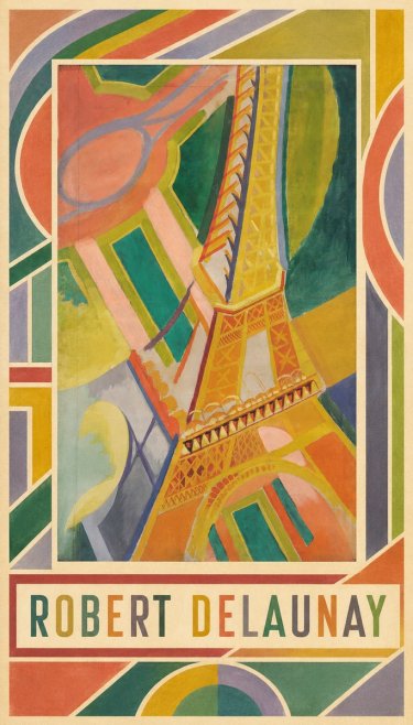 Robert Delaunay The Eiffel Tower No4 - Poster