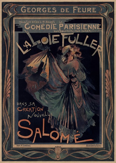 Georges de Feure La Loïe Fuller - Salomé III No1 - Poster