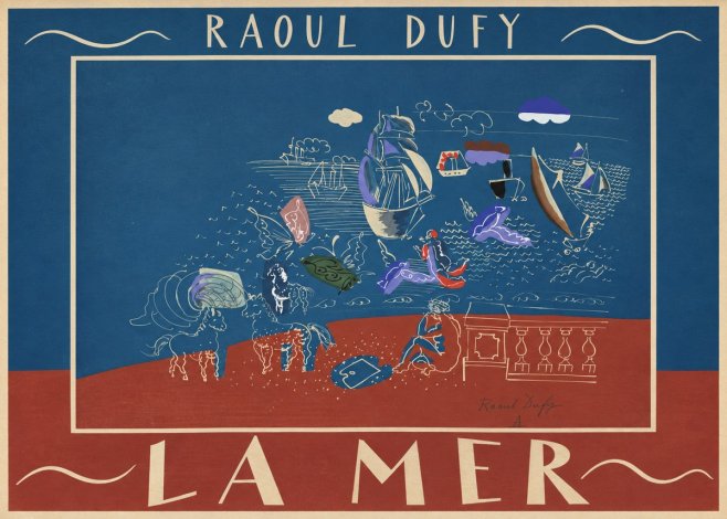 Raoul Dufy La Mer No3 - Poster