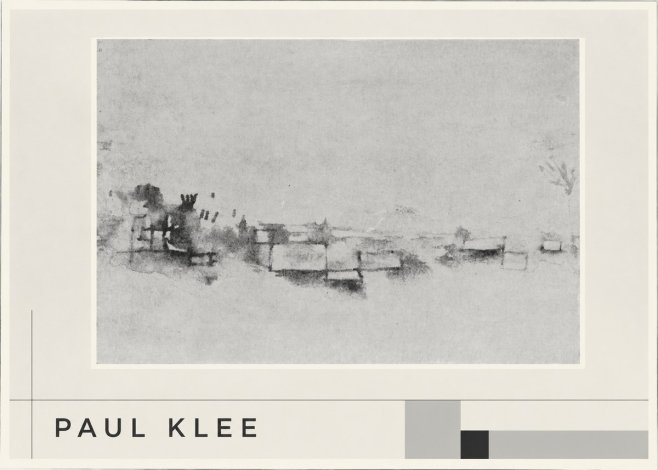 Paul Klee View of the Valley No1 - Poster