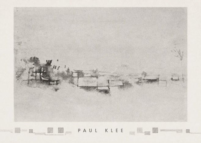 Paul Klee View of the Valley No3 - Poster