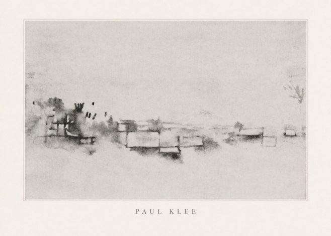 Paul Klee View of the Valley No4 - Poster