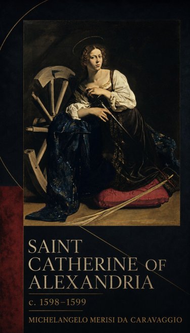 Michelangelo Merisi da Caravaggio Saint Catherine of Alexandria II No6 - Poster
