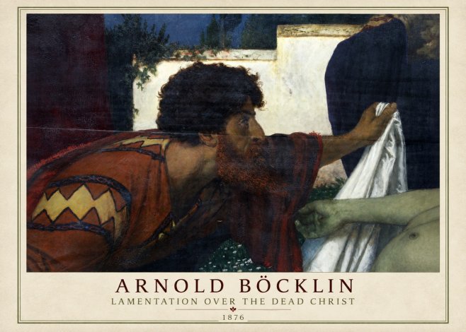 Arnold Böcklin Compianto Sul Cristo Morto No2 - Poster