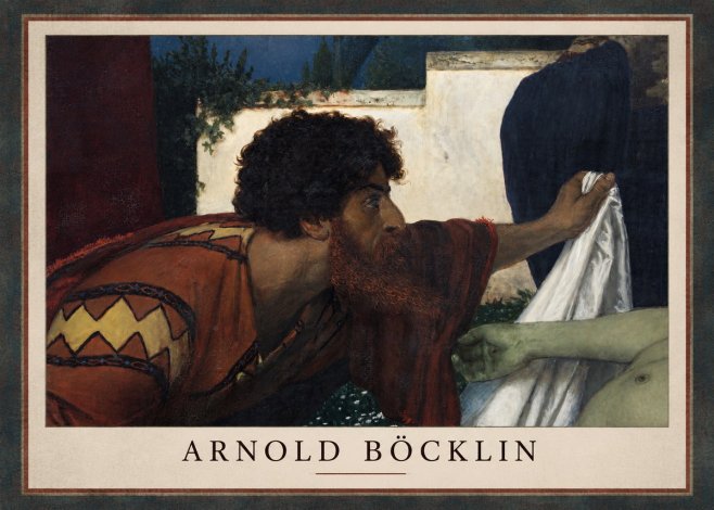 Arnold Böcklin Compianto Sul Cristo Morto No4 - Poster