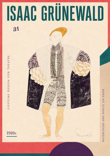 Isaac Grünewald Costume Design for Theatre No3 - Poster