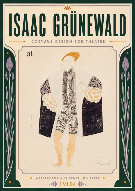 Isaac Grünewald Costume Design for Theatre No5 - Poster