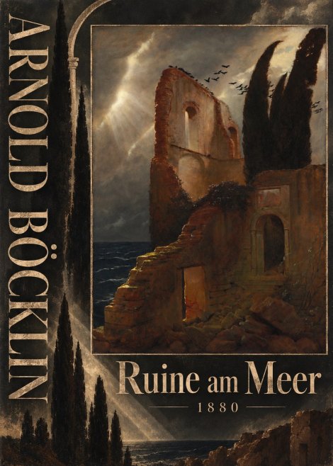 Arnold Böcklin Ruine Am Meer II No5 - Poster
