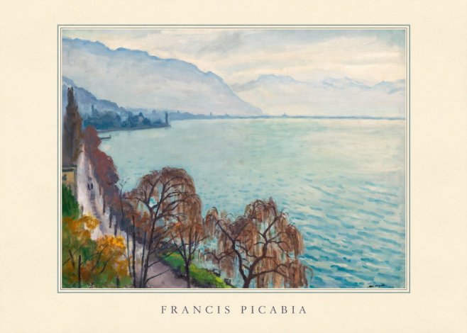 Francis Picabia Lac Léman No3 - Poster