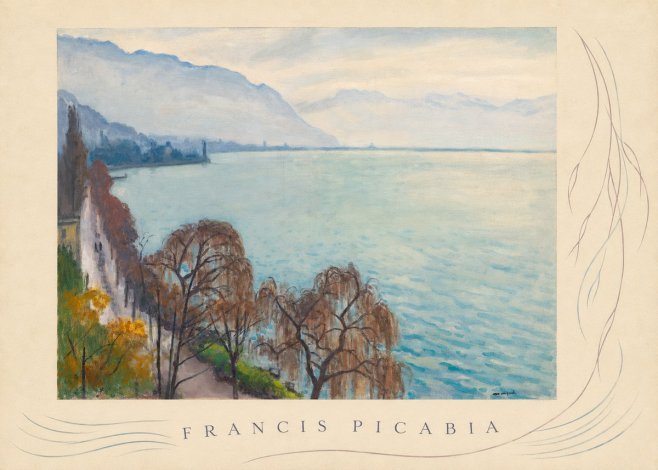 Francis Picabia Lac Léman No5 - Poster
